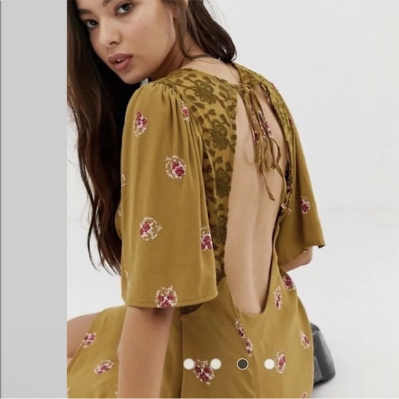 Free People Mockingbird Mini Dress Size 6 - Picture 4 of 9